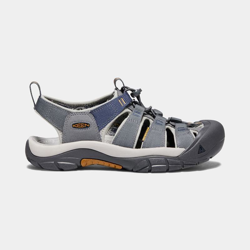 Keen サンダル | キーン ニュー ポート ハイドロ スポーツ サンダル メンズ グレー / 青 | Keen Newport | 935082-JQI